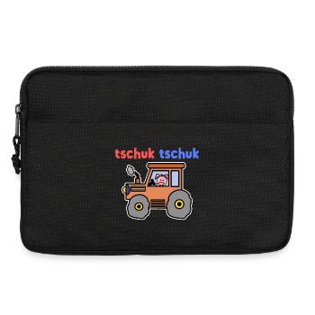 Tractor Farmer Agricultural Machinery Saying Vehicle Field - Laptop bag 13" - black - Front