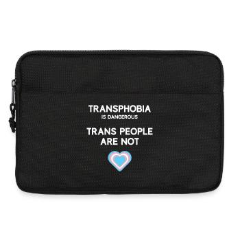 LGBT Pride Month - Trans Menschen - Laptoptasche 13" - Schwarz - Vorne