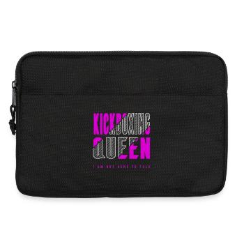 Reine du kickboxing - Sacoche pour ordinateur portable 13 pouces - noir - Devant