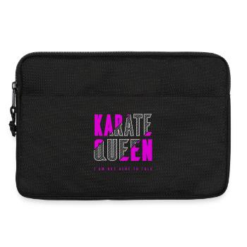Karate Queen - Laptop bag 13" - black - Front