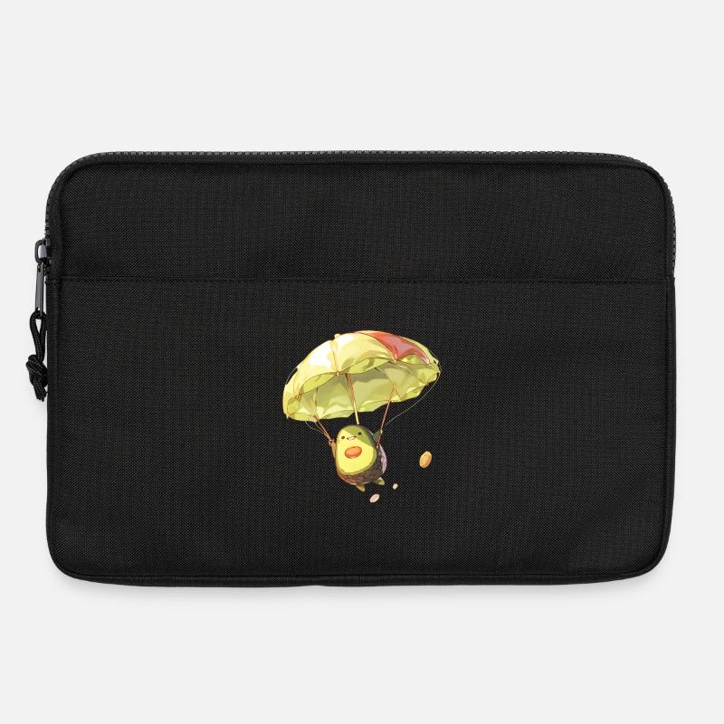 Skydiving Avocado - Laptop bag 13" - black
