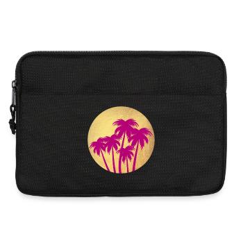 Circle Gold Palm Pink Holiday Deluxe South Seas Luxury - Sacoche pour ordinateur portable 13 pouces - noir - Devant