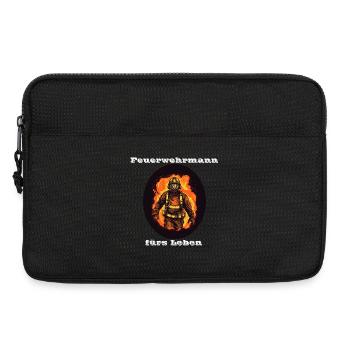 Feuerwehrmann fürs Leben weiß - Laptoptasche 13" - Schwarz - Vorne