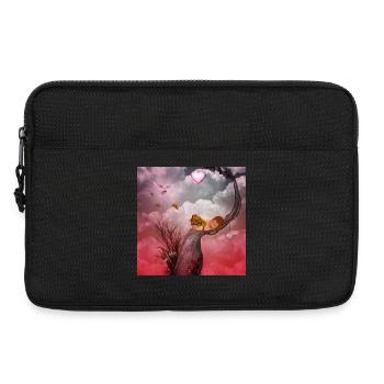 Nettes schlafendes Feenbaby. - Laptoptasche 13" - Schwarz - Vorne