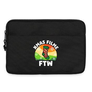Film Schauen Movies Statement Theater Filmabend - Laptoptasche 13" - Schwarz - Vorne