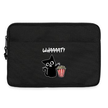 Cat Popcon Movies Dire Cinema Night Theatre - Sacoche pour ordinateur portable 13 pouces - noir - Devant