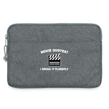 Films Regarder la déclaration de film Streaming Theater - Sacoche pour ordinateur portable 13 pouces - gris chiné - Devant