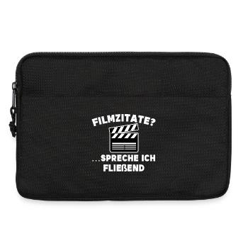 Dvd Abend Statement Movies Theater Kino Nacht - Laptoptasche 13" - Schwarz - Vorne