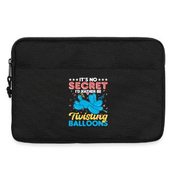 Ballon Twisting Design - Laptoptasche 13" - Schwarz - Vorne