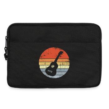 Vintage Ukulele Skizze - Laptoptasche 13" - Schwarz - Vorne