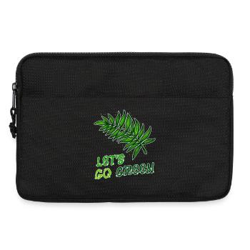 Environnementalistes Terre Mère Nature Déclaration Environnement - Sacoche pour ordinateur portable 13 pouces - noir - Devant
