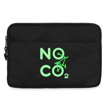 Environnementaliste Co2 Déclaration environnementale Terre Nature - Sacoche pour ordinateur portable 13 pouces - noir - Devant
