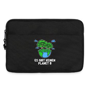 Baum Planet Erde Statement Umwelt Umweltfreundlich - Laptoptasche 13" - Schwarz - Vorne