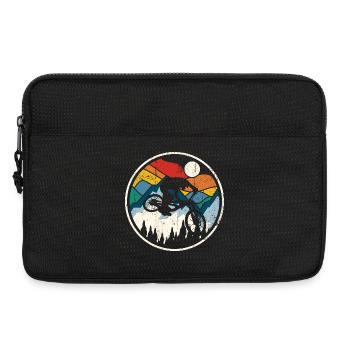 Sunrise MTB Silhouette Ride - Laptoptasche 13" - Schwarz - Vorne