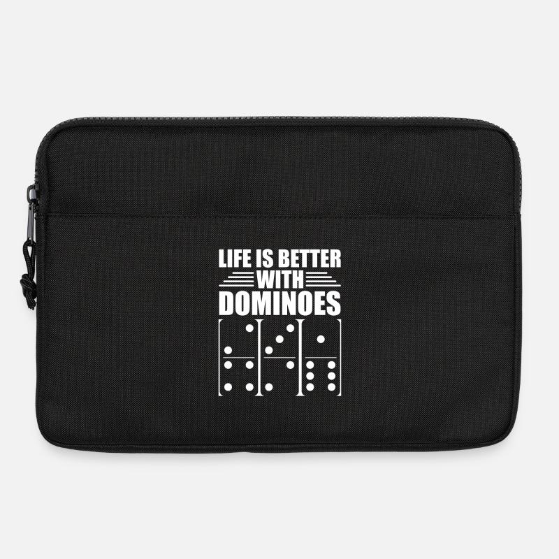 Domino Spiel Design - Laptoptasche 13" - Schwarz