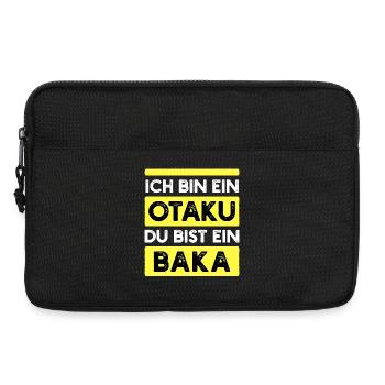 Otaku Statement Manga Animation Japan Anime Baka - Laptoptasche 13" - Schwarz - Vorne