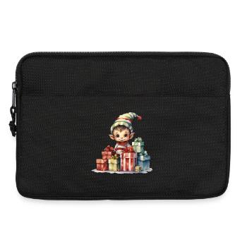 Winterzauber Elf Geschenke - Laptoptasche 13" - Schwarz - Vorne