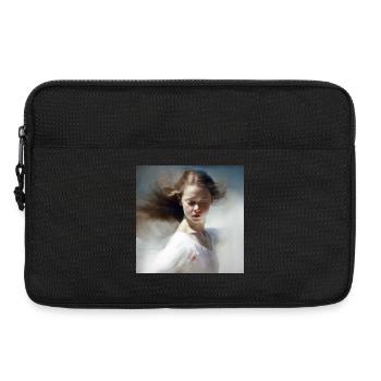 Frauenmalerei 01 - Laptoptasche 13" - Schwarz - Vorne