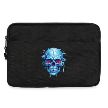 Neon Eis Schädelkunst - Laptoptasche 13" - Schwarz - Vorne