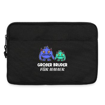 Bro Big Brother Statement Sibling Love - Laptop bag 13" - black - Front