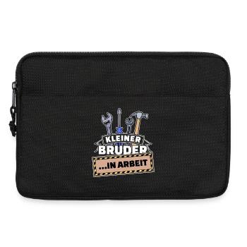 Bruderherz Großer Bruder Bro Geschwister Statement - Laptoptasche 13" - Schwarz - Vorne