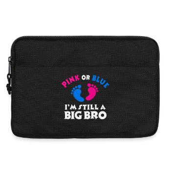 Bruderherz Stolzer Großer Bruder Bro Statement - Laptoptasche 13" - Schwarz - Vorne
