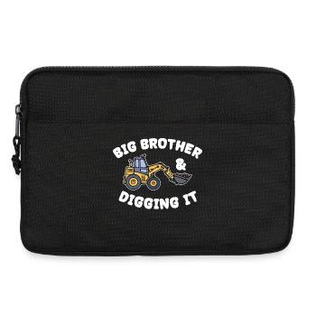 Siblings Brother's Heart Statement Big Brother - Laptop bag 13" - black - Front