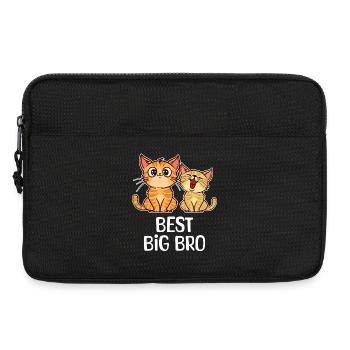 Déclaration de chat Bro frère frère amour grand frère - Sacoche pour ordinateur portable 13 pouces - noir - Devant