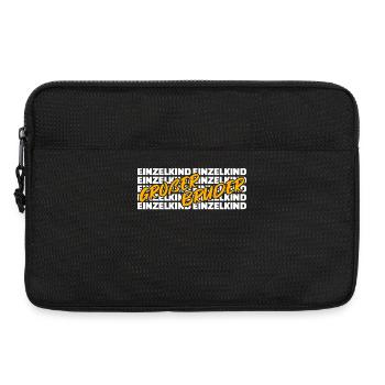 Einzelkind Geschwister Großer Bruder Statement - Laptoptasche 13" - Schwarz - Vorne