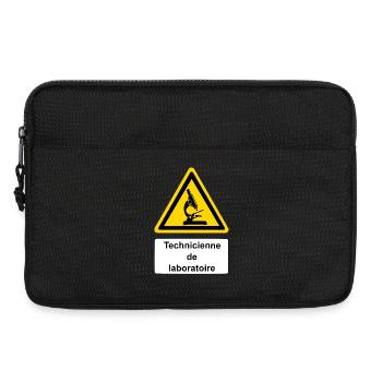 Technicienne de laboratoire - Sacoche pour ordinateur portable 13 pouces - noir - Devant