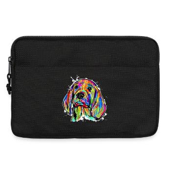 Animaux de compagnie Peluche pour chien Animal préféré Animaux - Sacoche pour ordinateur portable 13 pouces - noir - Devant