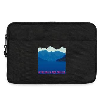 Les montagnes vous appellent | Montagnes et lac - Sacoche pour ordinateur portable 13 pouces - noir - Devant