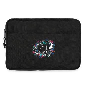 Pets Dog Favorite cuddly toy Pet - Laptop bag 13" - black - Front