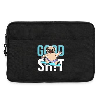 Hund Statement Haustiere Lieblingstier Kuscheltier - Laptoptasche 13" - Schwarz - Vorne