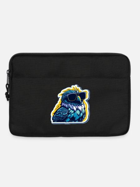 So ein cooler Vogel - Laptoptasche 13" - Schwarz