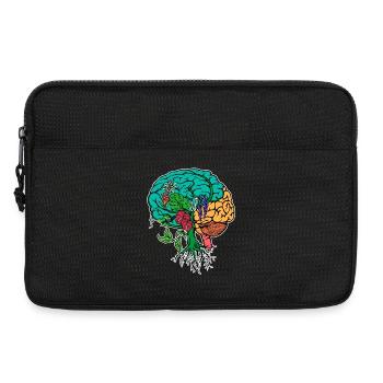 Nachhaltigkeit Umwelt Umweltschützer Baum Erde - Laptoptasche 13" - Schwarz - Vorne