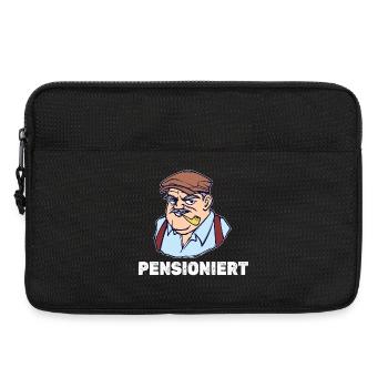 Pensionist Statement Senior Pensionär Abschied - Laptoptasche 13" - Schwarz - Vorne
