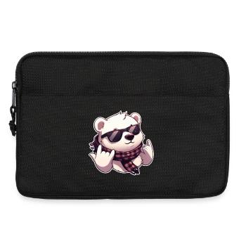 Plus frais que votre frigo – Édition Polar Bear - Sacoche pour ordinateur portable 13 pouces - noir - Devant