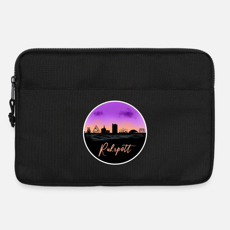 Ruhrpott Fineline Skyline - Laptoptasche 13" - Schwarz