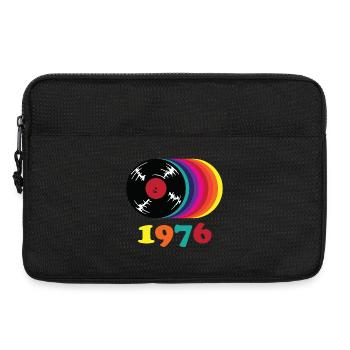 Millésime 1976 - Sacoche pour ordinateur portable 13 pouces - noir - Devant