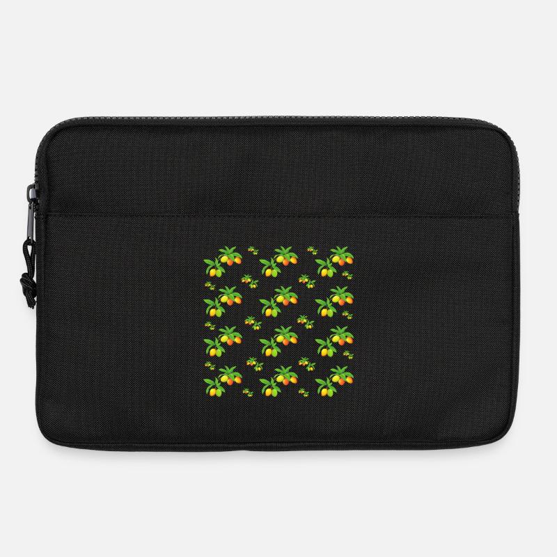 Leckere Mangos - Muster - Laptoptasche 13" - Schwarz