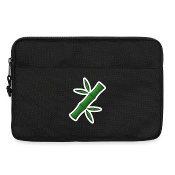 Bambus! - Laptoptasche 13" - Schwarz - Vorne