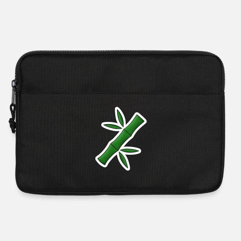 Bambus! - Laptoptasche 13" - Schwarz