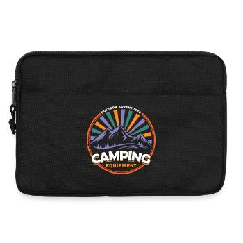 Aventures en plein air - Équipement de camping - Sacoche pour ordinateur portable 13 pouces - noir - Devant