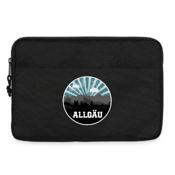 Allgäu Blue Hour Skyline - Laptoptasche 13" - Schwarz - Vorne