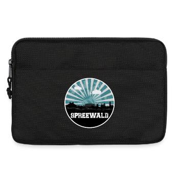 Spreewald Blue Hour Skyline - Laptoptasche 13" - Schwarz - Vorne
