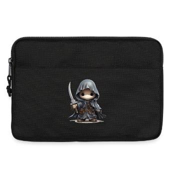 Cute Ghost with Dagger Fantasy Shirt - Laptop bag 13" - black - Front