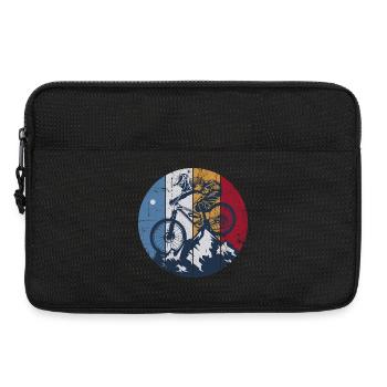 Graphique du cercle Ridge MTB - Sacoche pour ordinateur portable 13 pouces - noir - Devant