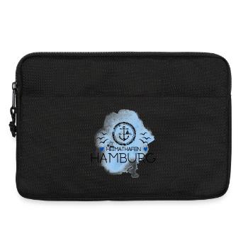 Hamburg Heimathafen- Ankermotiv - Laptoptasche 13" - Schwarz - Vorne