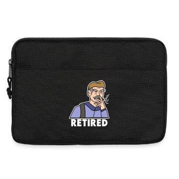 Senior Saying Retiree Retirement Retirement - Laptop bag 13" - black - Front